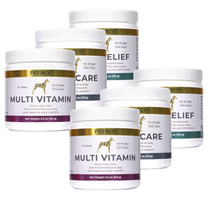 Support the overall health of your pet with joint care, itch relief and multivitamins