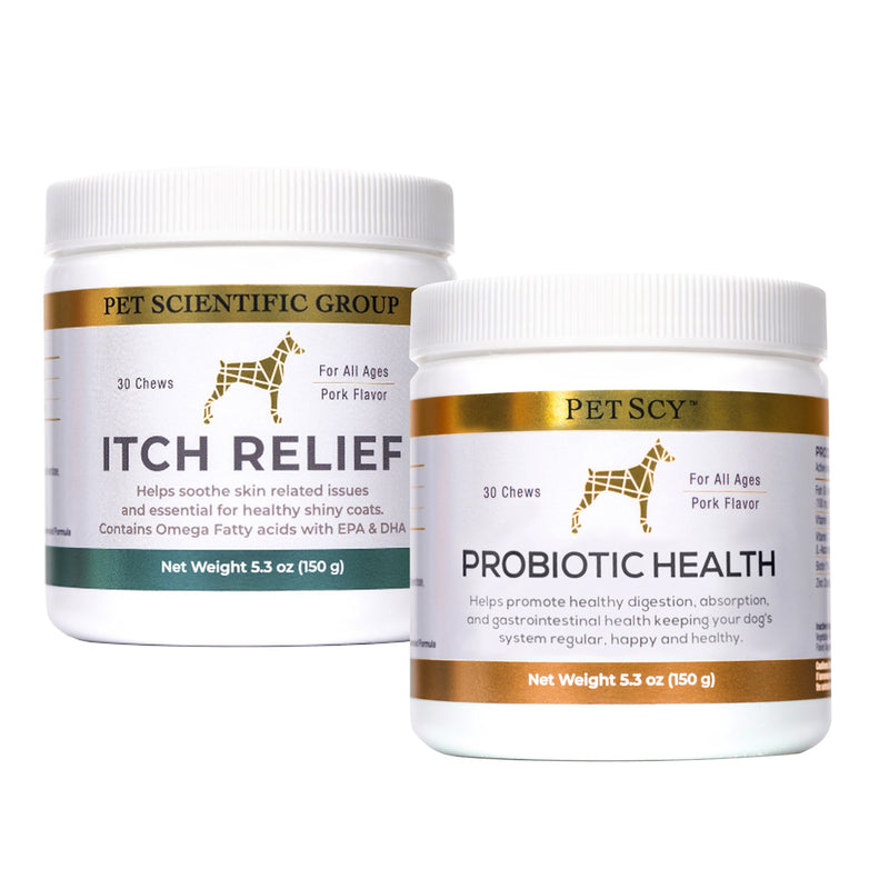 Skincoat Pro - Itch Relief Chews For Dogs Probiotic Health Chews