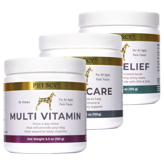Variety Pack - Support the overall health of your pet with joint care, itch relief and multivitamins